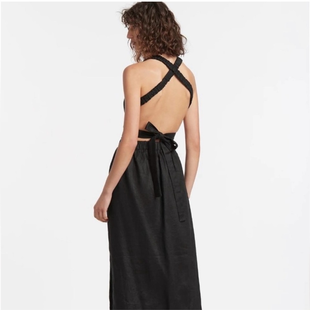 SIR the label Lucelia Maxi Dress size 1 color black - Picture 2 of 5